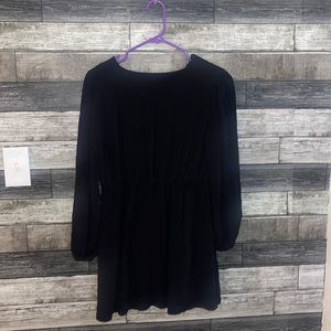 black long sleeve dress! optional belt:)